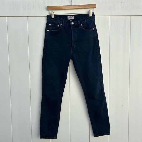 AGOLDE 90's High Rise Straight Leg Button Fly Jeans Sz 27 - Picture 1 of 8